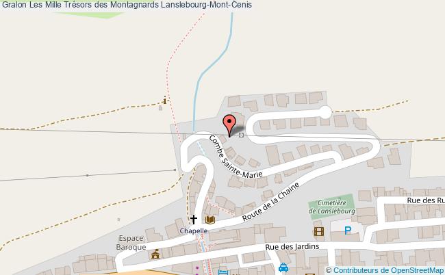 plan Les Mille Trésors Des Montagnards Lanslebourg-mont-cenis Lanslebourg-Mont-Cenis