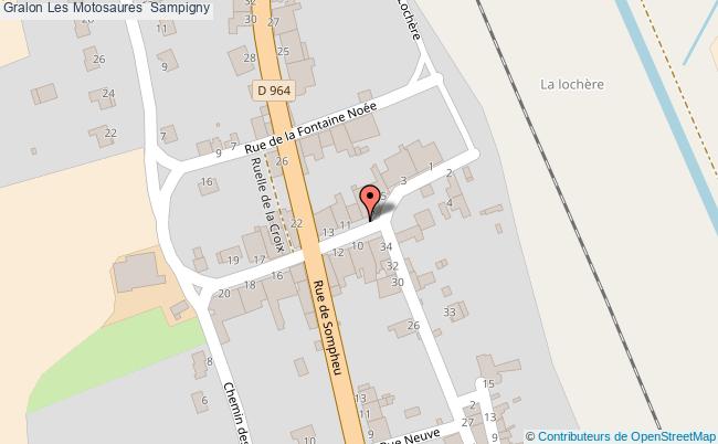 plan Les Motosaures  Sampigny Sampigny