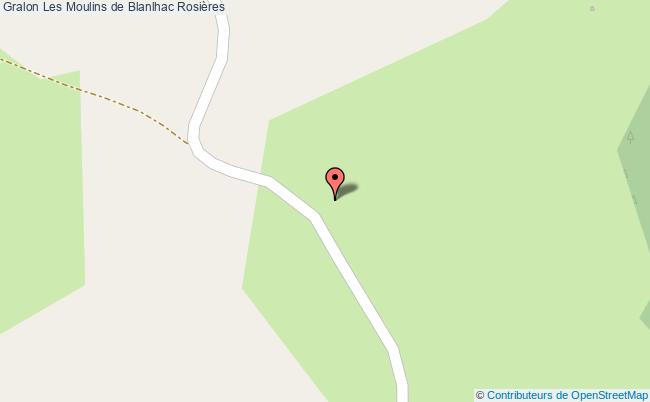 plan Les Moulins De Blanlhac Rosières Rosières