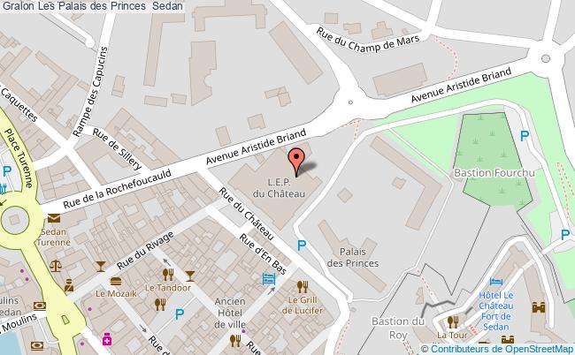plan Les Palais Des Princes  Sedan Sedan