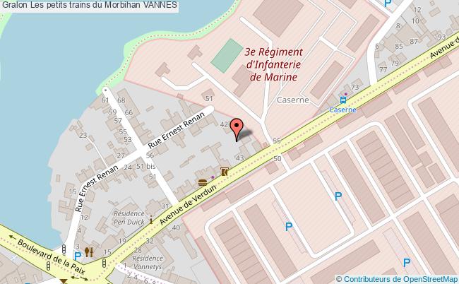 plan Les Petits Trains Du Morbihan Vannes VANNES