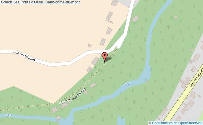 plan Les Ponts D'ouve  Saint-côme-du-mont Saint-côme-du-mont