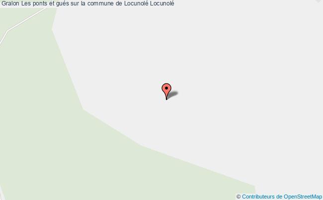 plan Les Ponts Et Gués Sur La Commune De Locunolé Locunolé Locunolé