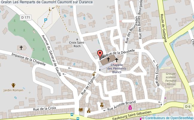 plan Les Remparts De Caumont Caumont Sur Durance Caumont sur Durance