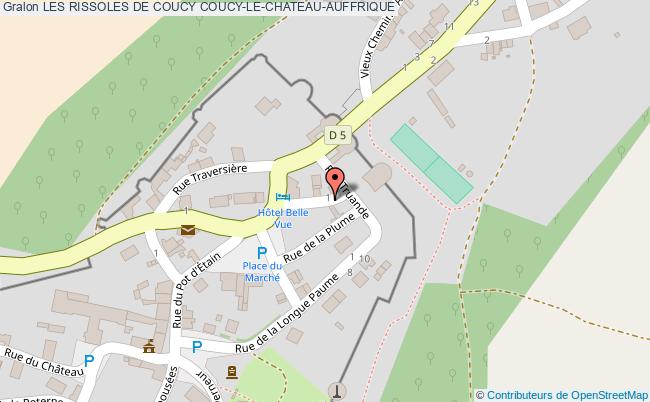 plan Les Rissoles De Coucy Coucy-le-chateau-auffrique COUCY-LE-CHATEAU-AUFFRIQUE