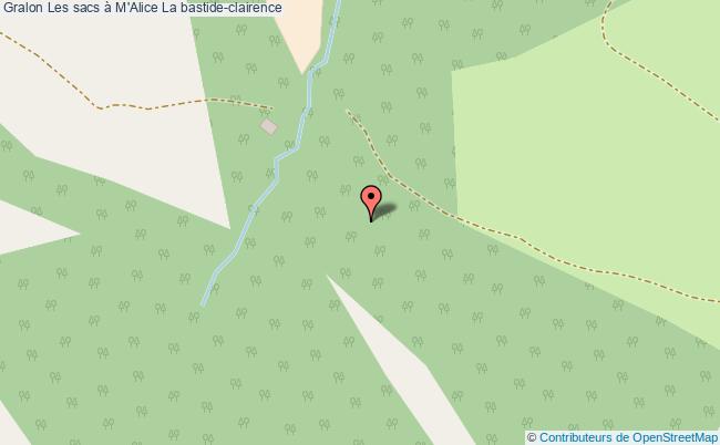 plan Les Sacs à M'alice La Bastide-clairence La bastide-clairence
