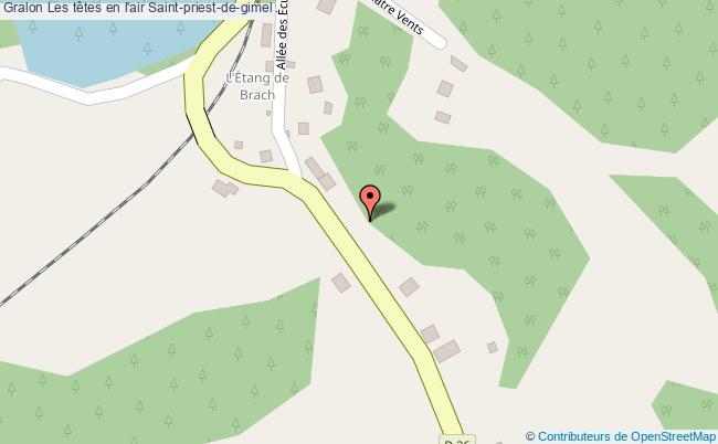 plan Les Têtes En L'air Saint-priest-de-gimel Saint-priest-de-gimel