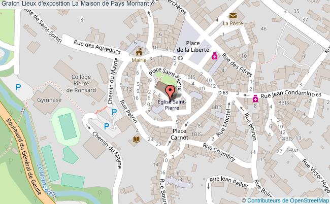 plan Lieux D'exposition La Maison De Pays Mornant Mornant