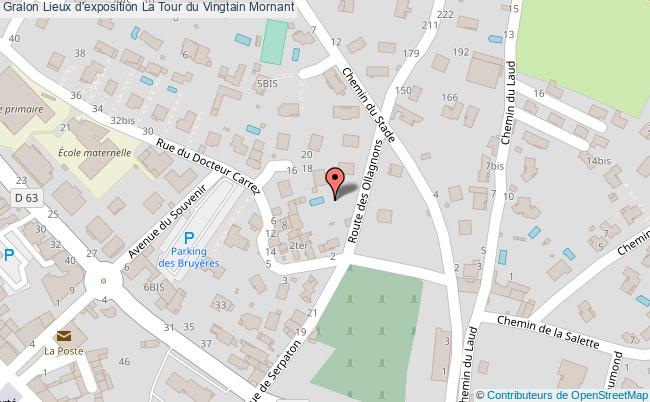 plan Lieux D'exposition La Tour Du Vingtain Mornant Mornant