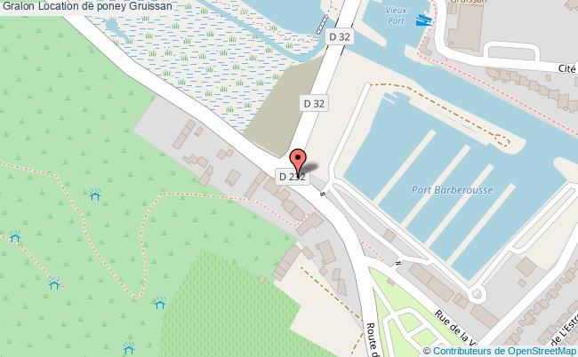 plan Location De Poney Gruissan Gruissan