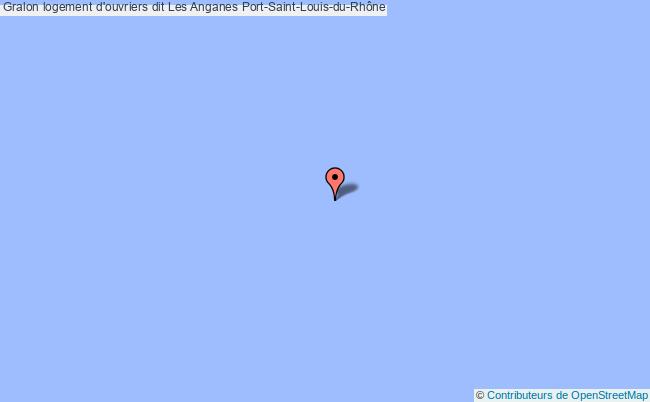 plan Logement D'ouvriers Dit Les Anganes Port-saint-louis-du-rhône Port-Saint-Louis-du-Rhône