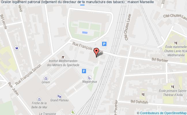 plan Logement Patronal (logement Du Directeur De La Manufacture Des Tabacs) ; Maison Marseille Marseille