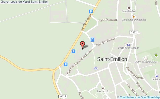 plan Logis De Malet Saint-emilion Saint-Emilion