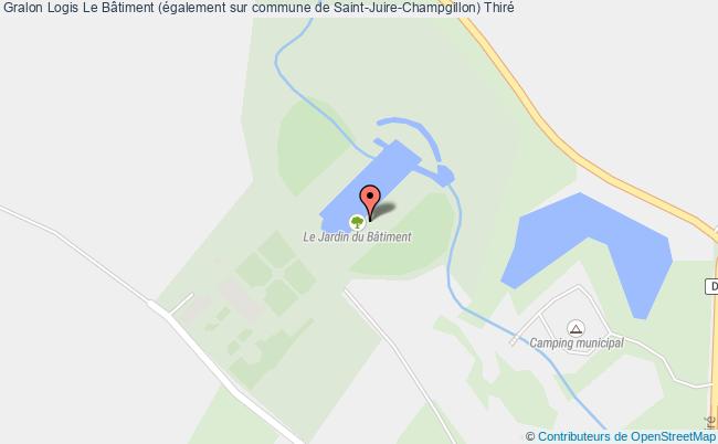 plan Logis Le Bâtiment (également Sur Commune De Saint-juire-champgillon) Thiré Thiré