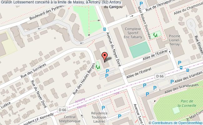 Lotissement concerté à la limite de Massy, à Antony (92)