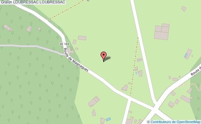 plan Loubressac Loubressac LOUBRESSAC