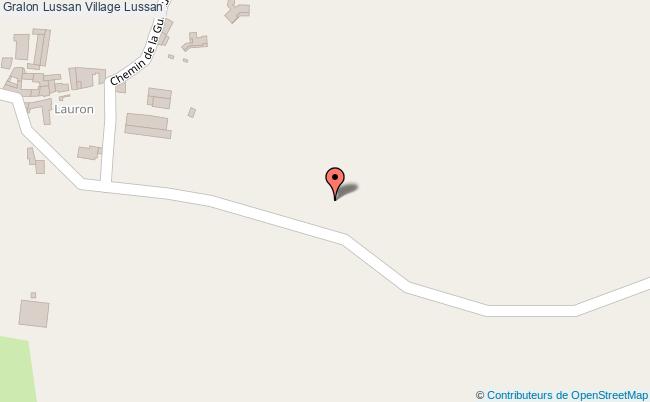 plan Lussan Village Lussan Lussan