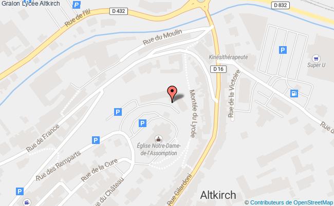 plan Lycée Altkirch Altkirch