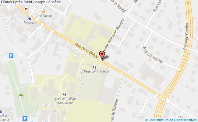 plan Lycée Saint-joseph Loudéac Loudéac