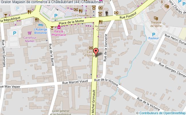plan Magasin De Commerce à Châteaubriant (44) Châteaubriant Châteaubriant