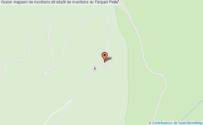 plan Magasin De Munitions Dit Dépôt De Munitions Du Farguet Peille Peille