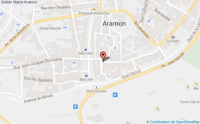 plan Mairie Aramon Aramon