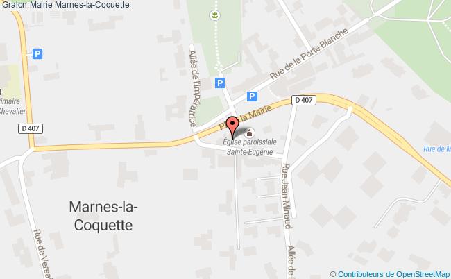 plan Mairie Marnes-la-coquette Marnes-la-Coquette