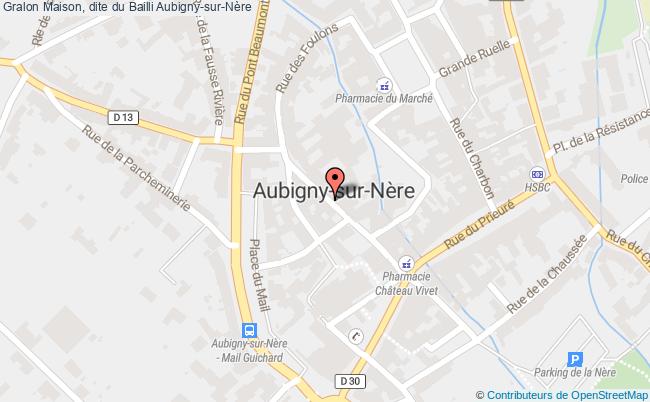 plan Maison, Dite Du Bailli Aubigny-sur-nère Aubigny-sur-Nère