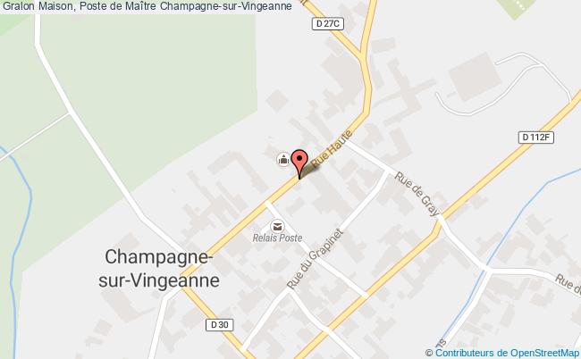 plan Maison, Poste De Maître Champagne-sur-vingeanne Champagne-sur-Vingeanne