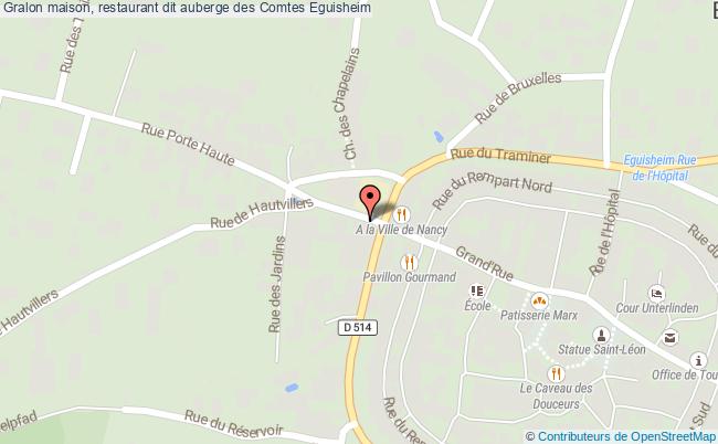 maison, restaurant dit auberge des Comtes