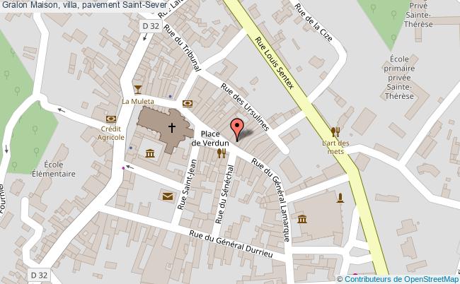 plan Maison, Villa, Pavement Saint-sever Saint-Sever