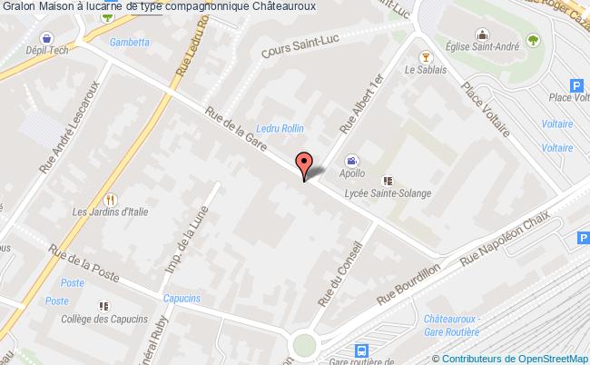 plan Maison à Lucarne De Type Compagnonnique Châteauroux Châteauroux