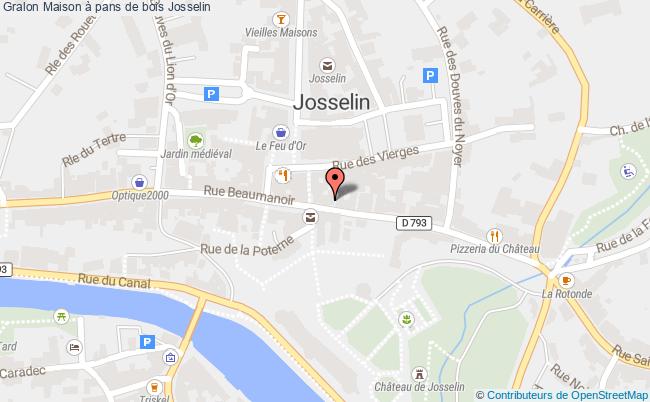 plan Maison à Pans De Bois Josselin Josselin