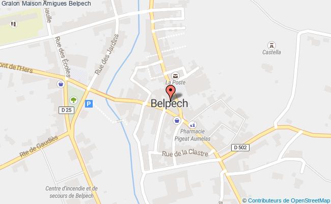 plan Maison Amigues Belpech Belpech