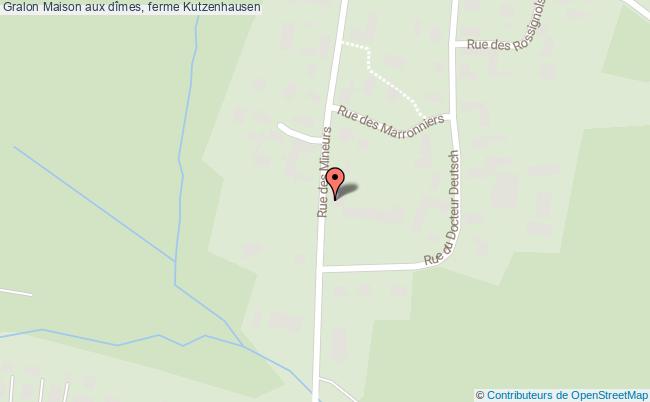 plan Maison Aux Dîmes, Ferme Kutzenhausen Kutzenhausen