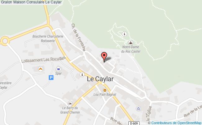 plan Maison Consulaire Le Caylar Le Caylar
