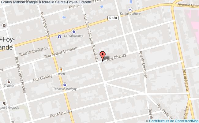 plan Maison D'angle à Tourelle Sainte-foy-la-grande Sainte-Foy-la-Grande