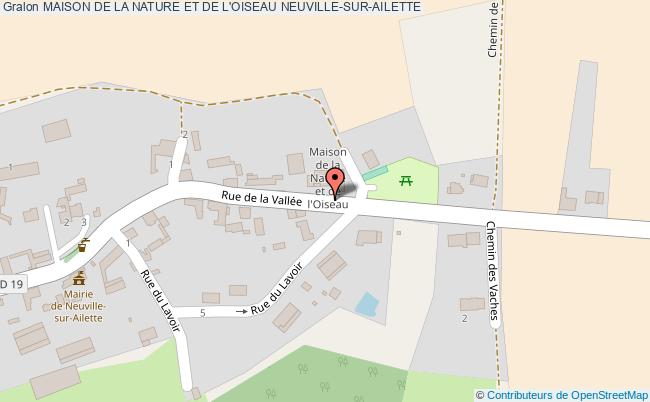 plan Maison De La Nature Et De L'oiseau Neuville-sur-ailette NEUVILLE-SUR-AILETTE