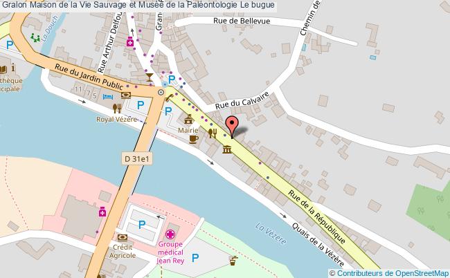 plan Maison De La Vie Sauvage Et Musée De La Paléontologie Le Bugue Le bugue