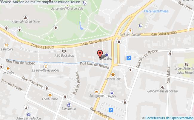 plan Maison De Maître Drapier-teinturier Rouen Rouen