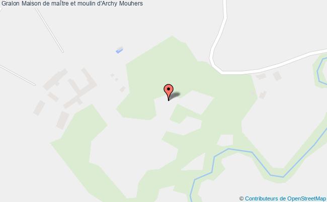 plan Maison De Maître Et Moulin D'archy Mouhers Mouhers