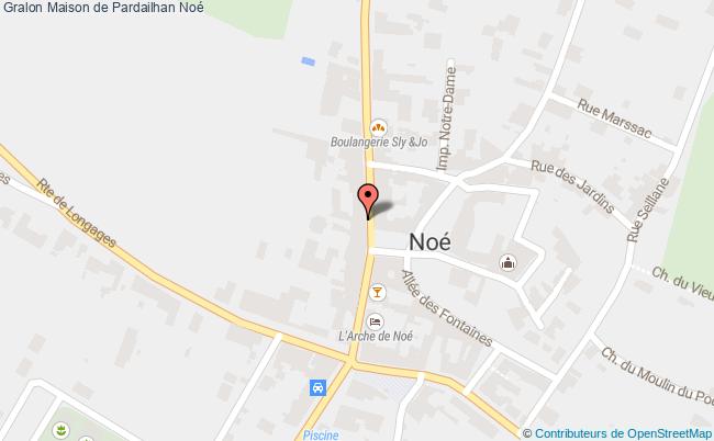 plan Maison De Pardailhan Noé Noé