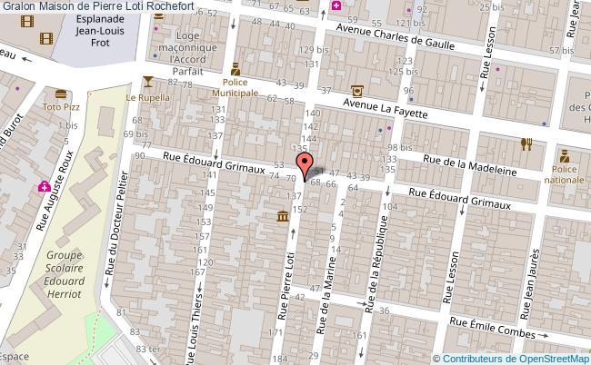 plan Maison De Pierre Loti Rochefort Rochefort