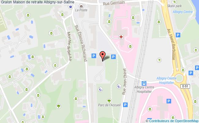 plan Maison De Retraite Albigny-sur-saône Albigny-sur-Saône