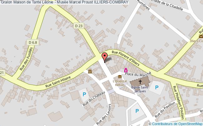 plan Maison De Tante Léonie - Musée Marcel Proust Illiers-combray ILLIERS-COMBRAY