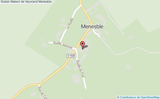 Maison de vayvrand Menesble tourisme