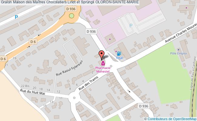 plan Maison Des Maîtres Chocolatiers Lindt Et Sprüngli Oloron-sainte-marie OLORON-SAINTE-MARIE