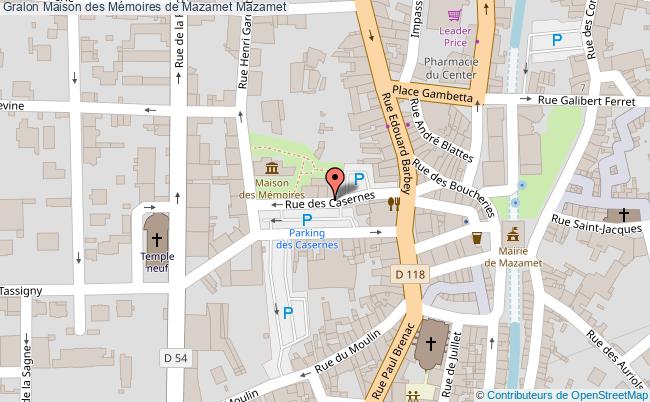 plan Maison Des Mémoires De Mazamet Mazamet Mazamet