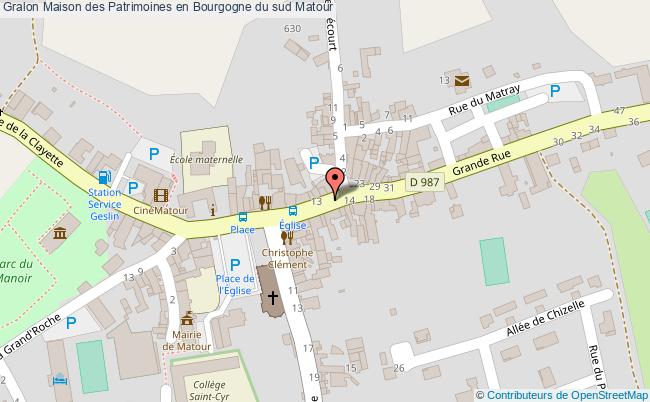 plan Maison Des Patrimoines En Bourgogne Du Sud Matour Matour