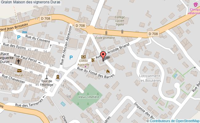 plan Maison Des Vignerons Duras Duras